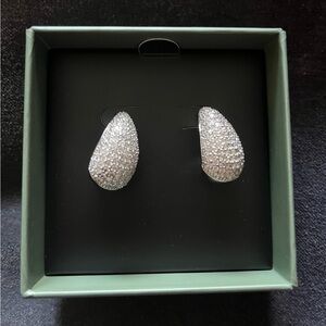 NEW Earrings - Jewels by Sunaina - Narnia Stud Earrings - Silver